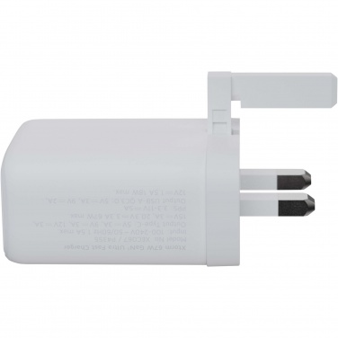 Logo trade advertising products image of: Xtorm XEC067G GaN² Ultra 67W wall charger - UK plug
