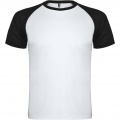 Indianapolis short sleeve unisex sports t-shirt, White / Solid black