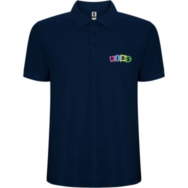 Logo trade promotional merchandise picture of: Pegaso Premium short sleeve kids polo