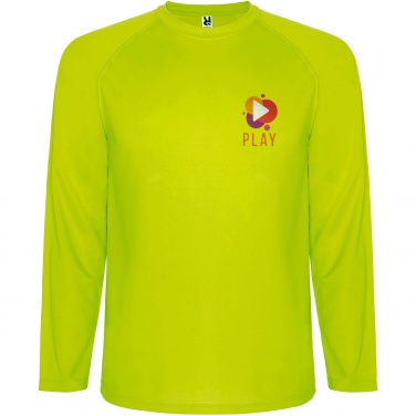 Logo trade promotional merchandise photo of: Montecarlo long sleeve men's sports t-shirt
