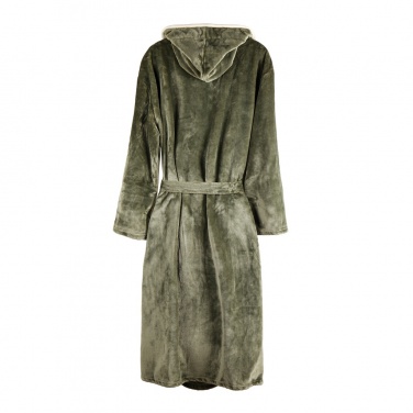 Logo trade advertising products picture of: VINGA Louis luxury plush GRS RPET robe size S-M
