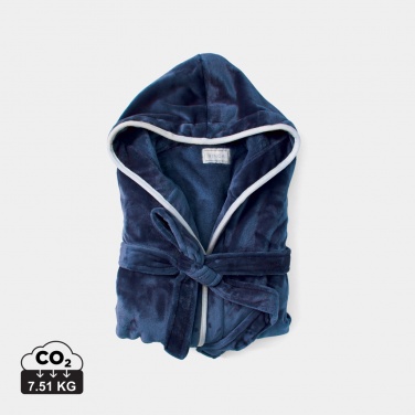 Logo trade promotional product photo of: VINGA Louis luxury plush GRS RPET robe size S-M