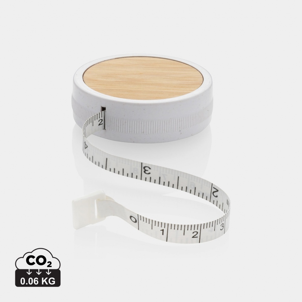 Logo trade promotional item photo of: RCS recycled plastic & bamboo tailor tape