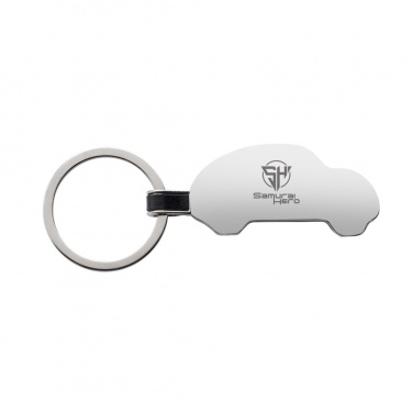 Logotrade corporate gift picture of: RCS recycled zinc alloy car keyring