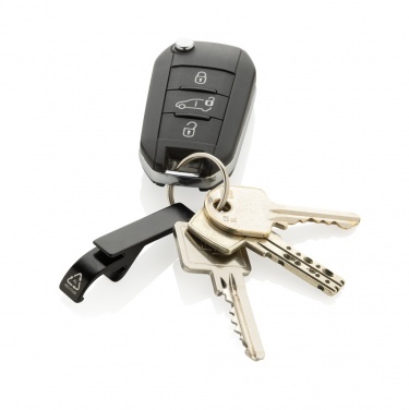 Logotrade promotional merchandise photo of: RCS recycled aluminum bottle and can opener