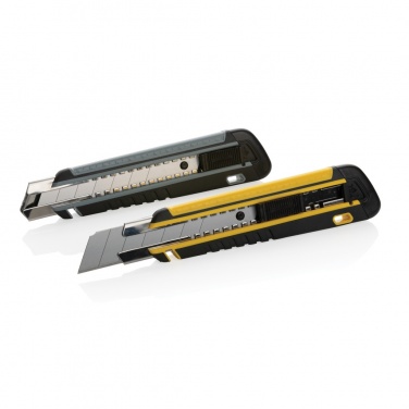 Logotrade promotional item image of: Refillable RCS rplastic heavy duty snap-off knife soft grip