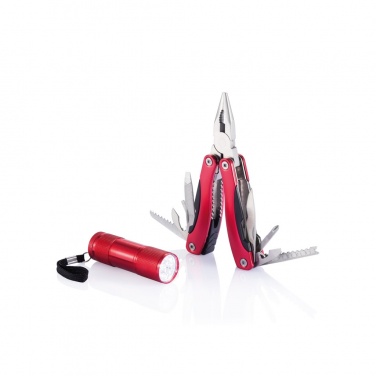 Logo trade advertising products image of: Multitool and torch set