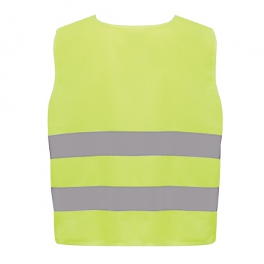 Logo trade advertising products picture of: GRS recycled PET high-visibility safety vest 7-12 years