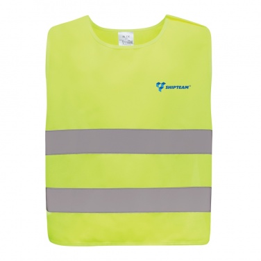 Logo trade business gift photo of: GRS recycled PET high-visibility safety vest 7-12 years