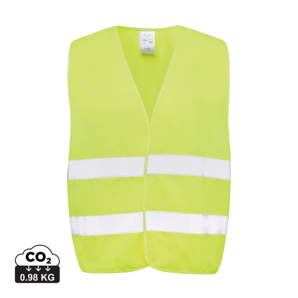 Logo trade promotional items picture of: GRS recycled PET high-visibility safety vest