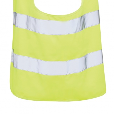 Logo trade business gifts image of: GRS recycled PET high-visibility safety vest