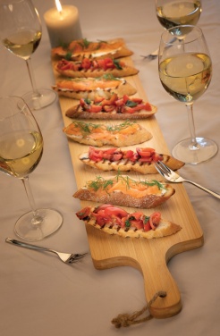 Logo trade business gifts image of: Ukiyo bamboo large serving board