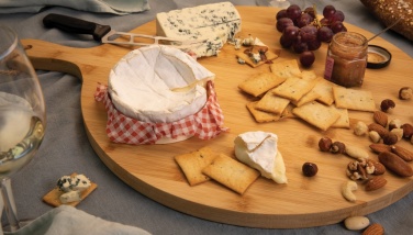 Logo trade advertising products picture of: Ukiyo bamboo round serving board