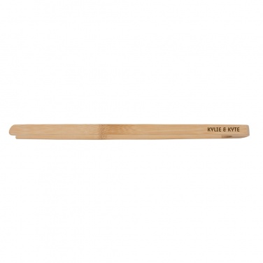 Logotrade promotional product picture of: Ukiyo bamboo serving tongs