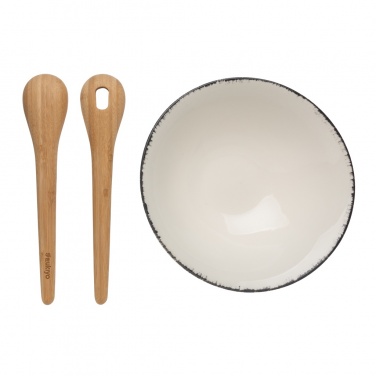 Logotrade corporate gift picture of: Ukiyo salad bowl with bamboo salad server