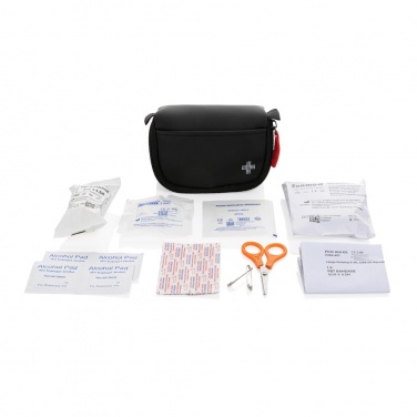 Logotrade promotional giveaway image of: RCS recycled nubuck PU pouch first aid set mailable