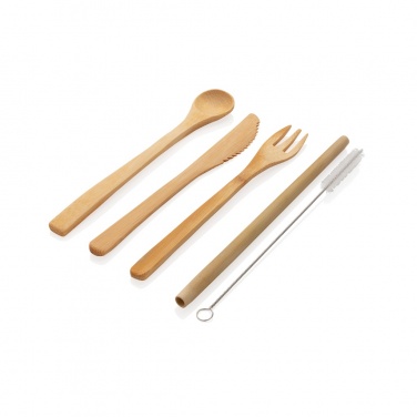 Logotrade corporate gifts photo of: Reusable bamboo travel cutlery set