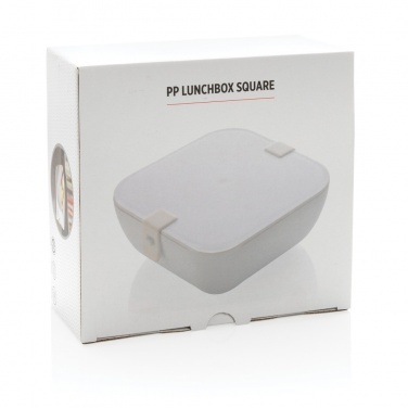 Logo trade advertising products picture of: PP lunchbox square