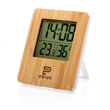 Logotrade promotional giveaway image of: Bamboo weather station