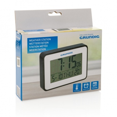 Logotrade promotional giveaways photo of: Grundig weatherstation alarm and calendar