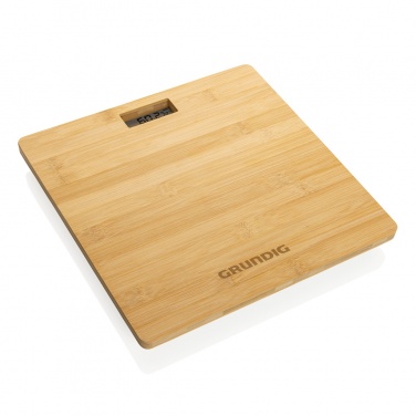Logotrade promotional gift picture of: Grundig Bamboo Digital Body Scale
