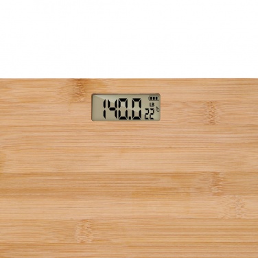 Logo trade promotional gifts image of: Grundig Bamboo Digital Body Scale