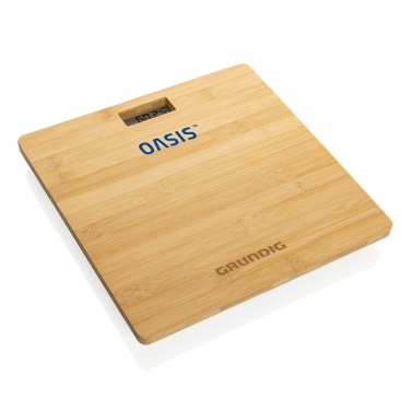 Logotrade promotional product picture of: Grundig Bamboo Digital Body Scale