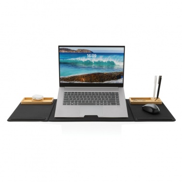 Logo trade promotional giveaway photo of: Impact AWARE RPET Foldable desk organizer with laptop stand