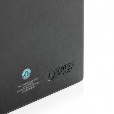 Logo trade promotional gifts image of: Swiss Peak RCS recycled PU Desk organiser