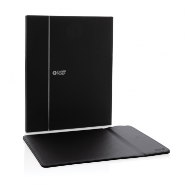 Logotrade business gift image of: Swiss Peak RCS recycled PU 10W wireless charging mousepad