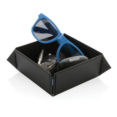 Logo trade promotional giveaways picture of: Swiss Peak RCS recycled PU foldable magnetic storage tray