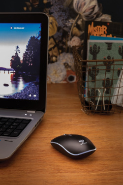 Logo trade advertising products image of: Light up logo wireless mouse