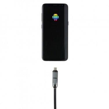 Logotrade promotional item image of: 3-in-1 retractable cable