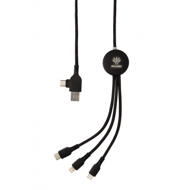Logotrade promotional merchandise photo of: Light up logo 6-in-1 cable