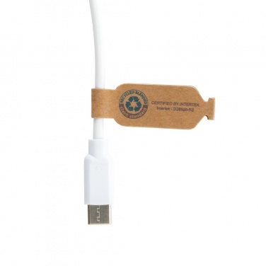 Logo trade promotional gift photo of: RCS recycled plastic Ontario 6-in-1 cable