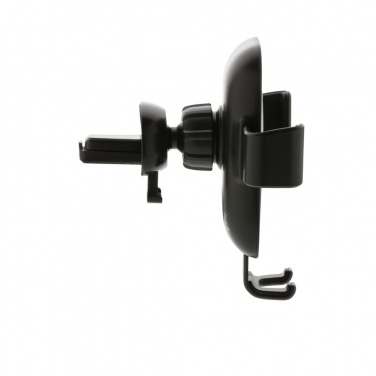Logotrade advertising products photo of: RCS recycled plastic 10W wireless charging car holder
