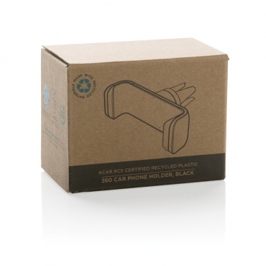 Logotrade promotional giveaways photo of: Acar RCS recycled plastic 360 degree car phone holder