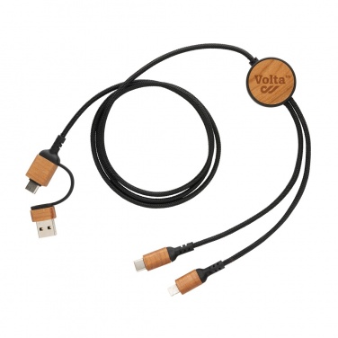 Logo trade promotional product photo of: Ohio RCS certified recycled plastic 6-in-1 cable