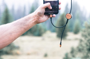 Logo trade promotional giveaways picture of: Ohio RCS certified recycled plastic 6-in-1 cable