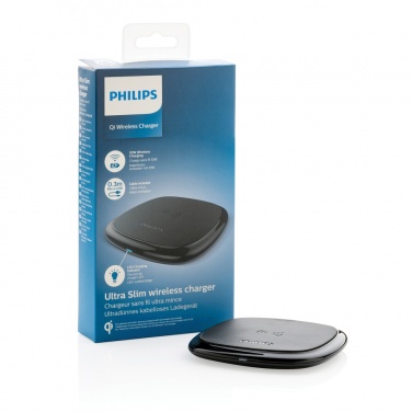 Logo trade advertising products image of: Philips 10W Qi wireless charger