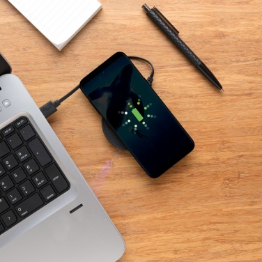 Logo trade promotional products picture of: 5W wireless charging pad round