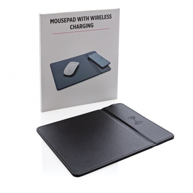 Logo trade business gift photo of: Mousepad with 5W wireless charging