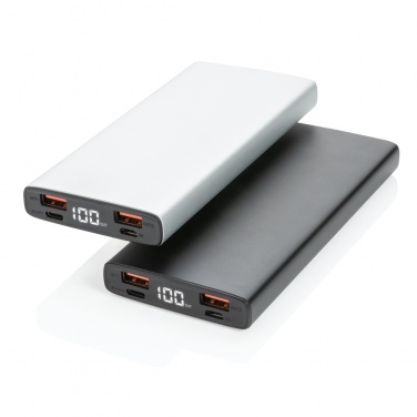 Logotrade promotional gift image of: Aluminium 18W 10.000 mAh PD Powerbank