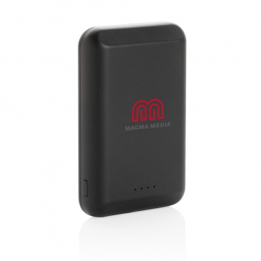 Logo trade promotional products image of: Magnetic 5.000 mAh 5W wireless powerbank