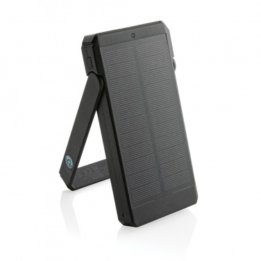 Logotrade promotional merchandise photo of: Skywave RCS recycled plastic solar powerbank 10000 mAh