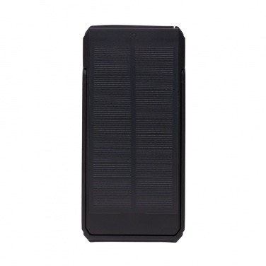 Logo trade advertising products image of: Skywave RCS recycled plastic solar powerbank 10000 mAh