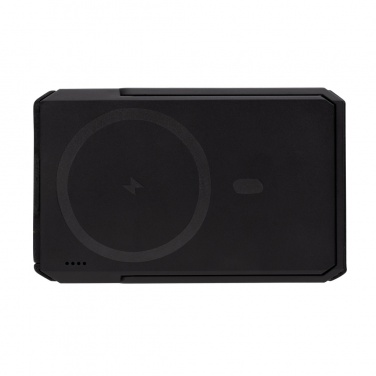 Logotrade business gift image of: Skywave RCS rplastic solar powerbank 5000 mAh 10W wireless