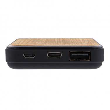 Logo trade promotional gifts picture of: RCS recycled plastic 5.000 mAh Powerbank