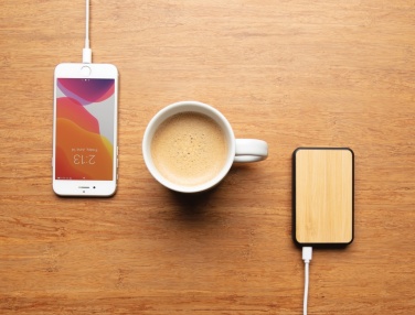 Logo trade promotional giveaways image of: RCS recycled plastic 5.000 mAh Powerbank