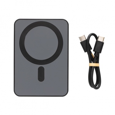 Logotrade promotional item picture of: Magnetix RCS recycled plastic 5000 mah magnetic powerbank